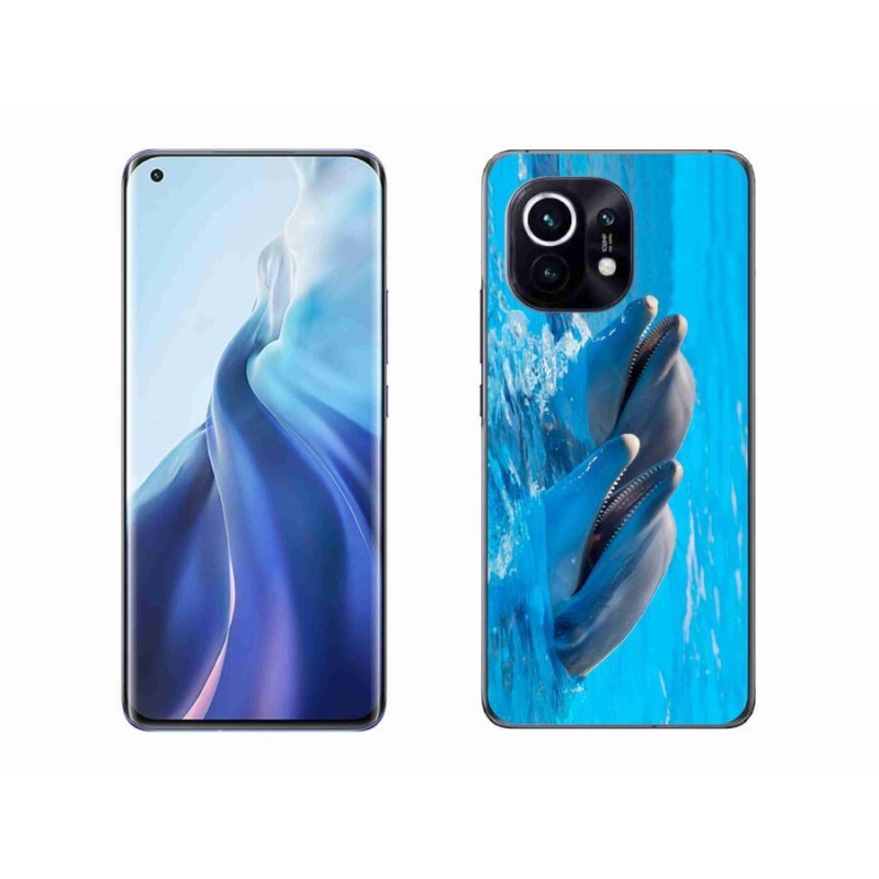Gél borítás mmCase a Xiaomi Mi 11-hez - delfinek