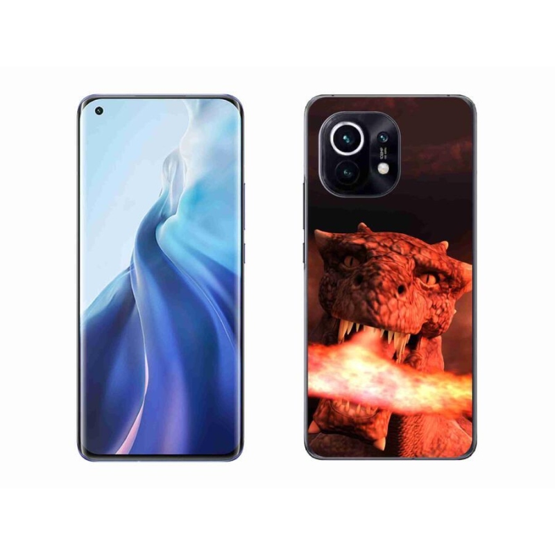 Gél borítás mmCase a Xiaomi Mi 11-hez - sárkány