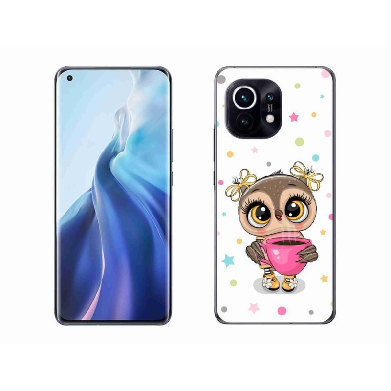 Gél borítás mmCase a Xiaomi Mi 11-hez - rajzfilm bagoly