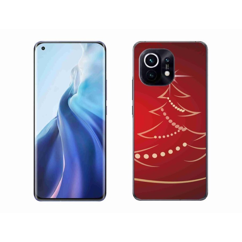 Gél borítás mmCase a Xiaomi Mi 11-hez - karácsonyfa karikatúra