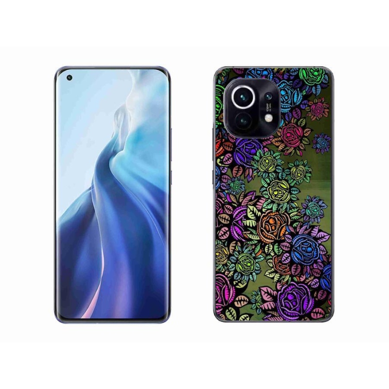 Gél borítás mmCase a Xiaomi Mi 11 - virágok 6