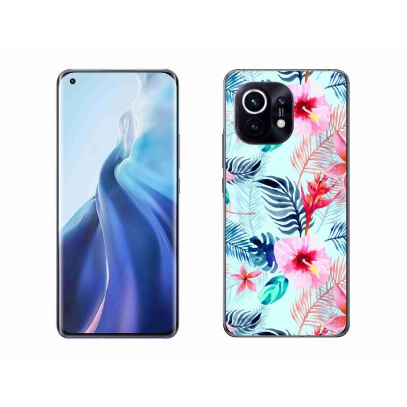 Gél borítás mmCase a Xiaomi Mi 11-hez - virágok
