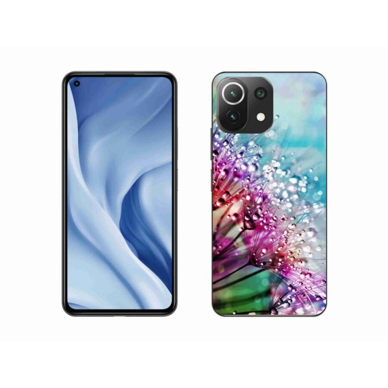 Gél borítás mmCase a Xiaomi Mi 11 Lite 4G/5G-hez - színes virágok