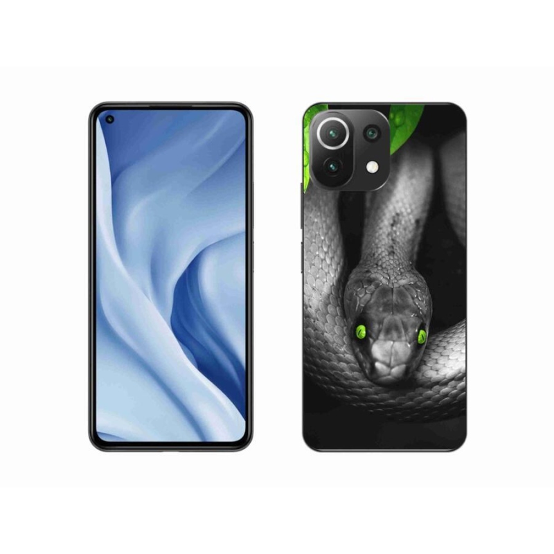 Gél borítás mmCase a Xiaomi Mi 11 Lite 4G/5G-hez - kígyó