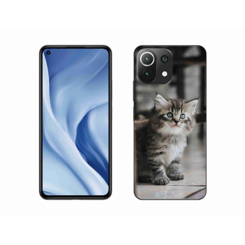 Gél borítás mmCase a Xiaomi Mi 11 Lite 4G/5G-hez - cica