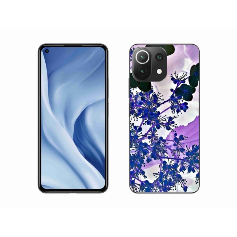Gél borítás mmCase a Xiaomi Mi 11 Lite 4G/5G-hez - hortenzia virág