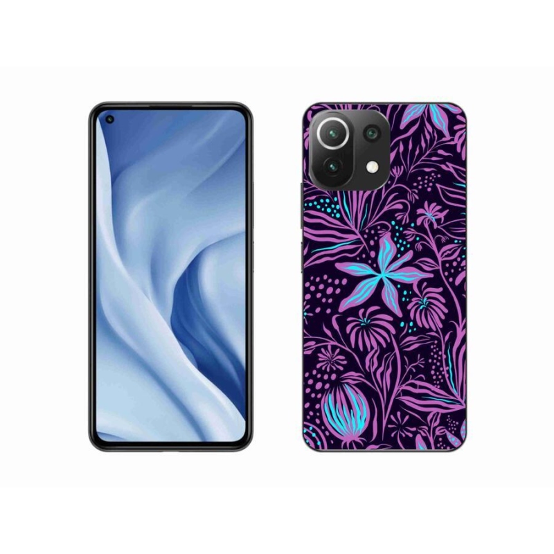 Gél borító mmCase a Xiaomi Mi 11 Lite 4G/5G-hez - virágok 2