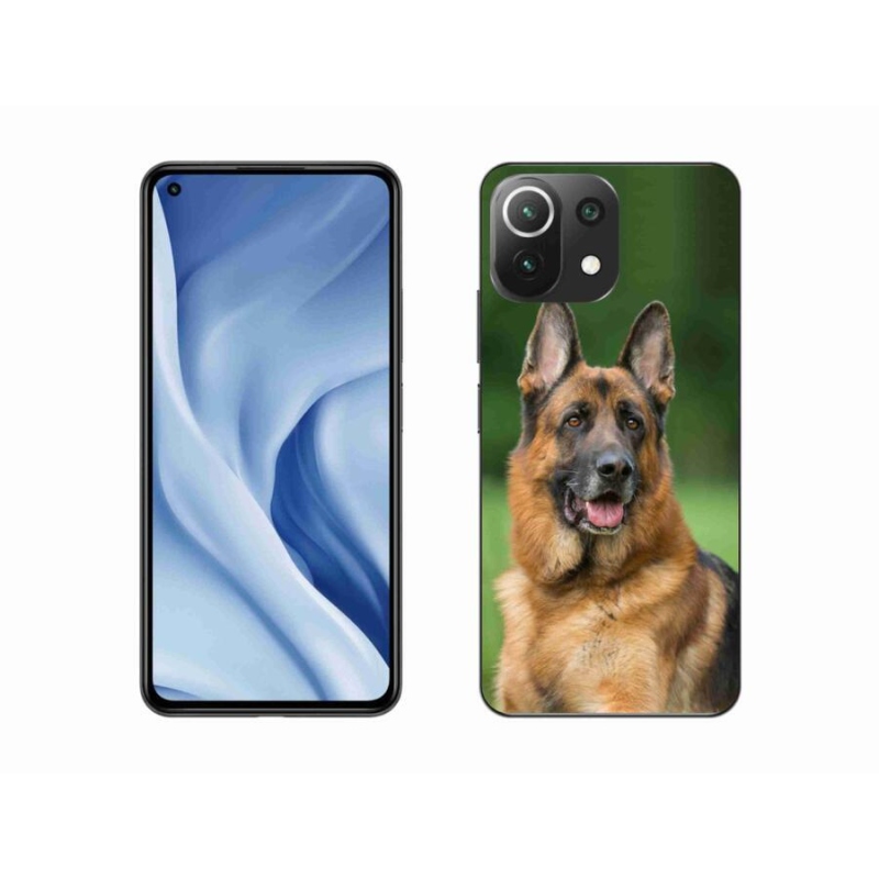 Gél borítás mmCase a Xiaomi Mi 11 Lite 4G/5G - Német juhászkutya számára