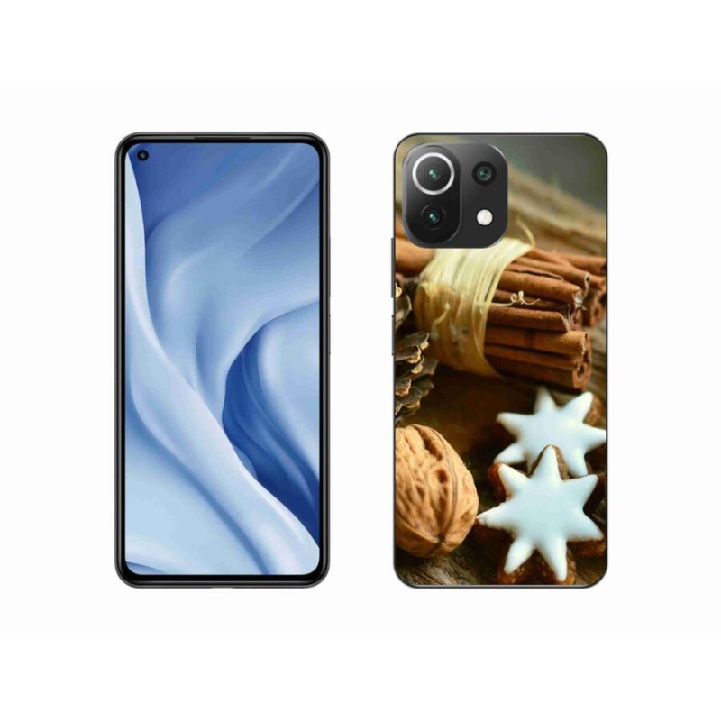 Gél borítás mmCase a Xiaomi Mi 11 Lite 4G/5G-hez - fahéj és mézeskalács