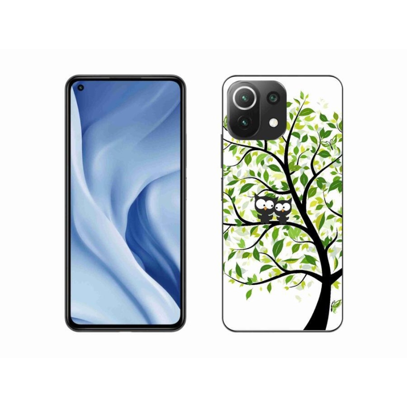 Gél borító mmCase a Xiaomi Mi 11 Lite 4G/5G-hez - baglyok a fán