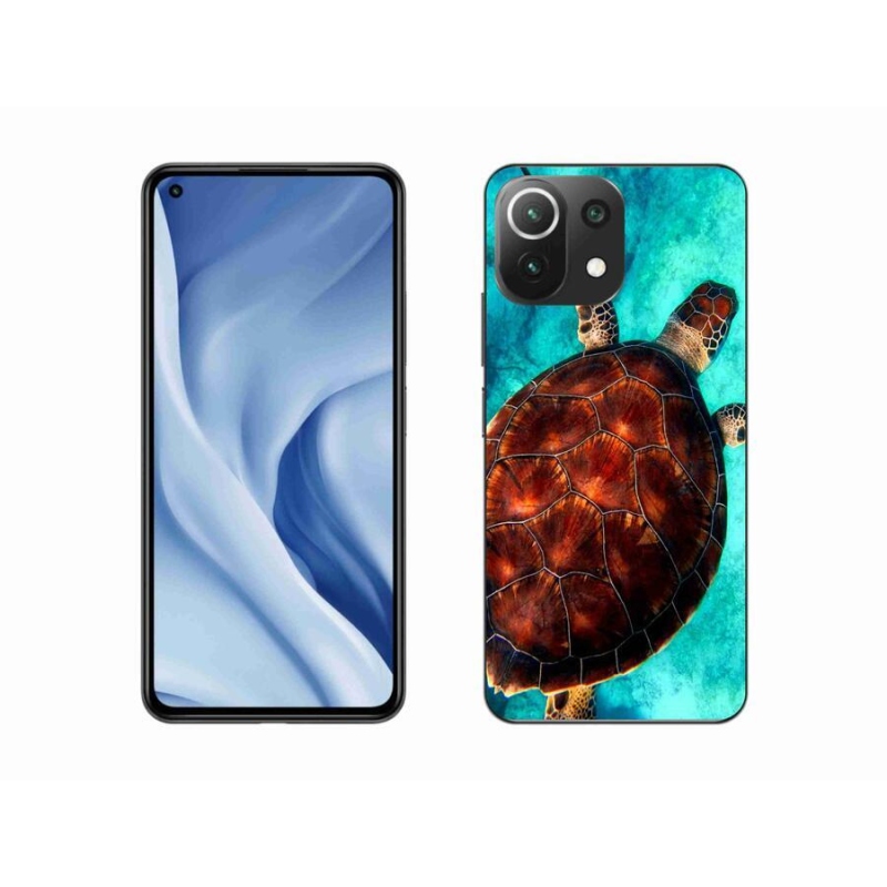 Gél borítás mmCase a Xiaomi Mi 11 Lite 4G/5G készülékhez - teknősbéka