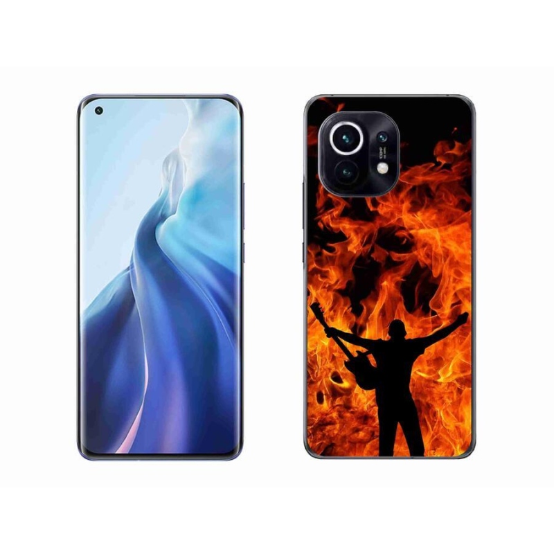 Gél borító mmCase a Xiaomi Mi 11-hez - zenész és tűz