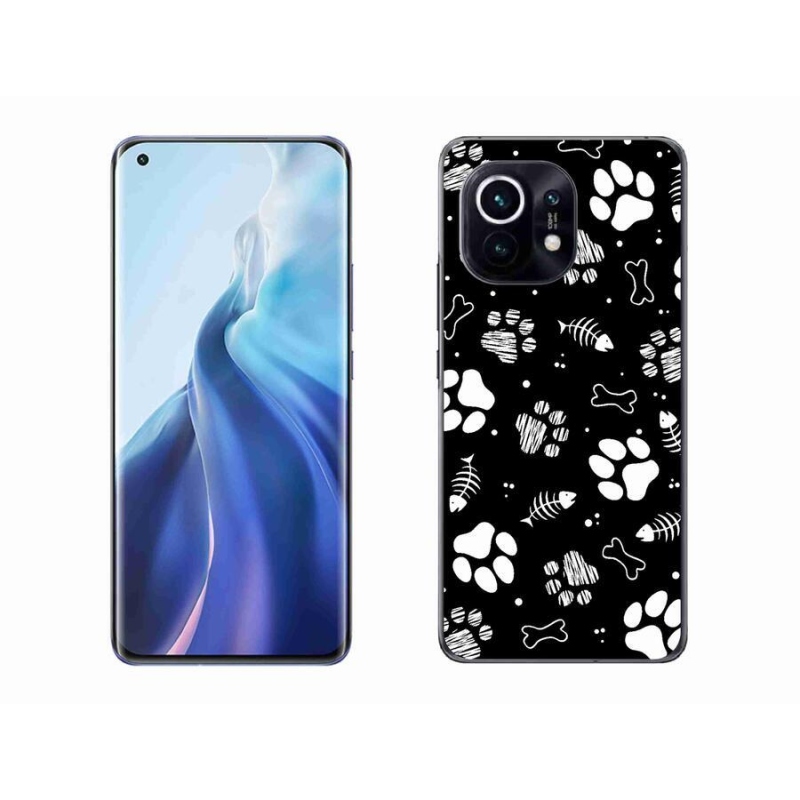 Gél borítás mmCase a Xiaomi Mi 11-hez - kutyamancsok
