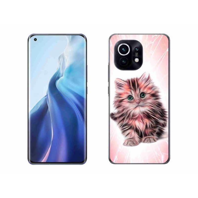 Gél borítás mmCase a Xiaomi Mi 11-hez - aranyos cica