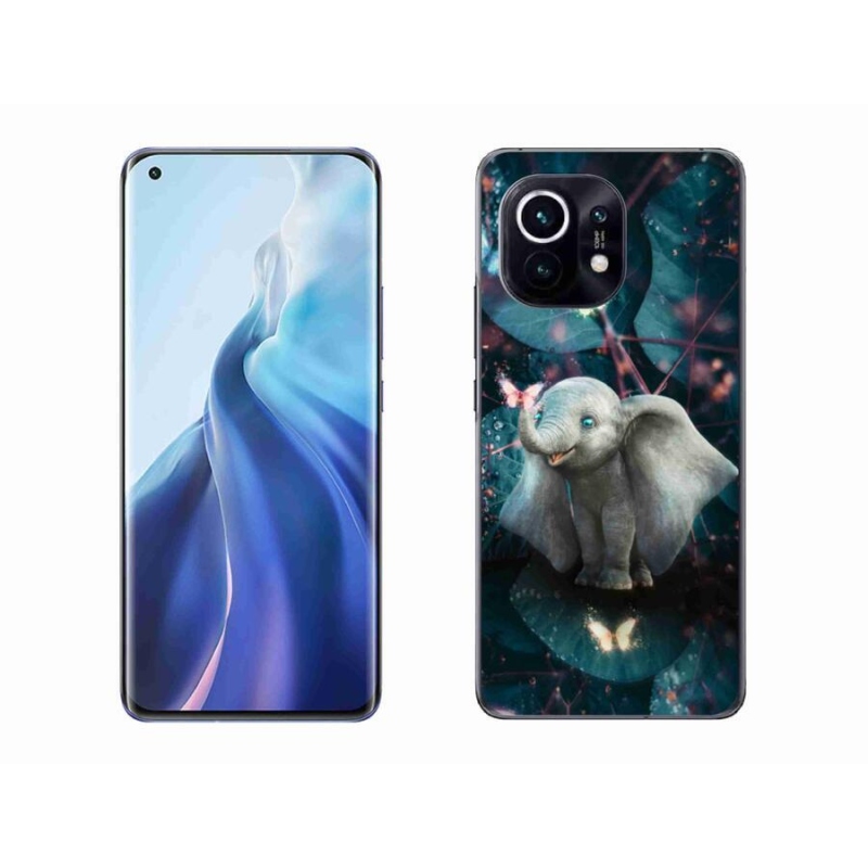 Gél borítás mmCase a Xiaomi Mi 11-hez - aranyos elefánt