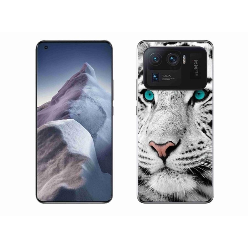Gél borítás mmCase a Xiaomi Mi 11 Ultra készülékhez - fehér tigris