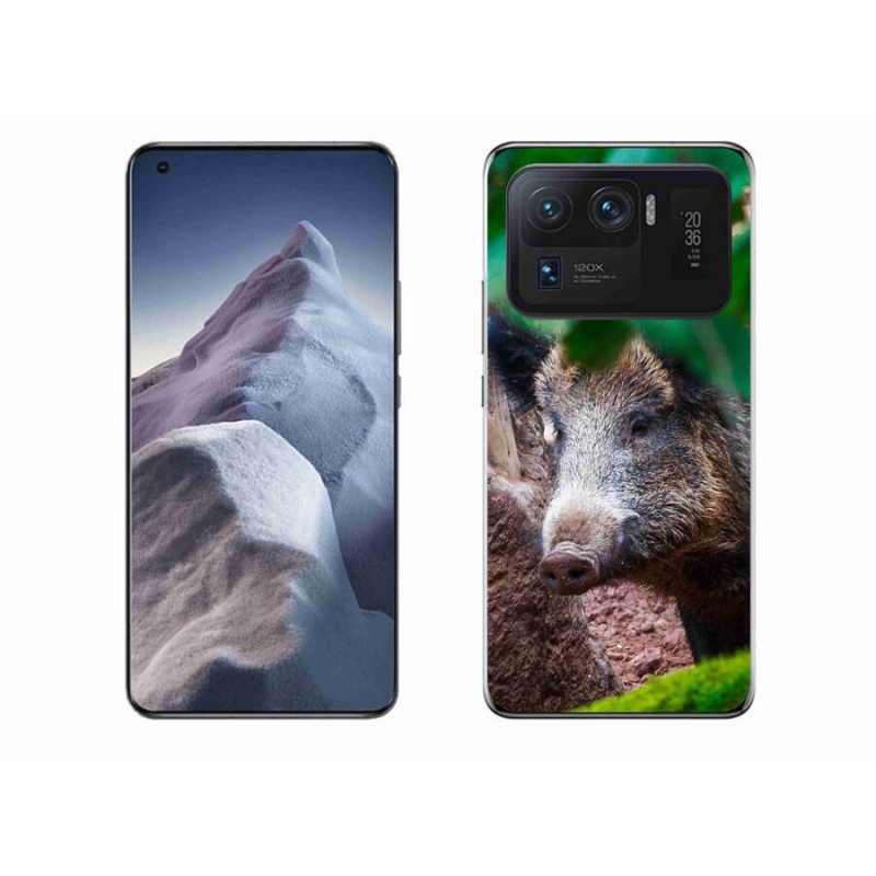 Gél borítás mmCase a Xiaomi Mi 11 Ultra készülékhez - vaddisznó