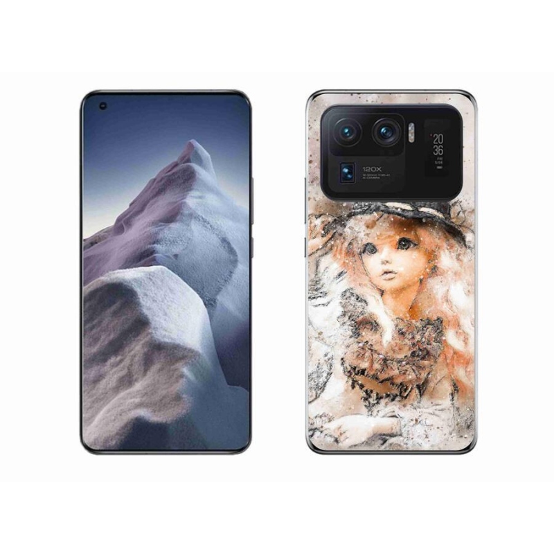 Gél borítás mmCase a Xiaomi Mi 11 Ultra számára - lány kalapban