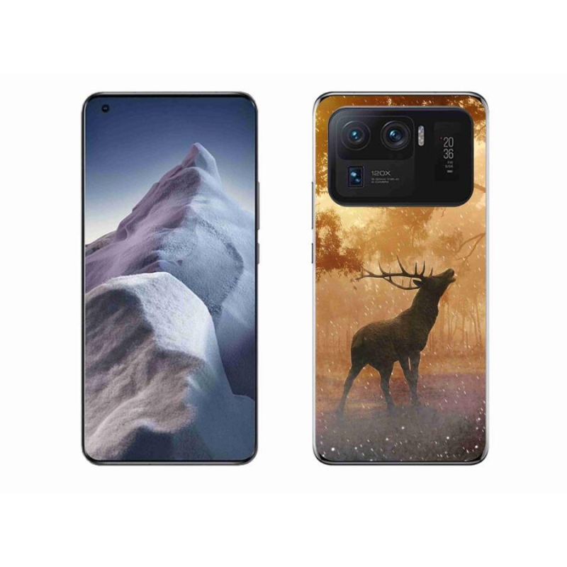 Zselés borítás mmCase a Xiaomi Mi 11 Ultra számára - szarvas a vadászaton