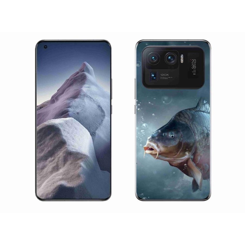 Gél borítás mmCase a Xiaomi Mi 11 Ultra számára - ponty és buborékok