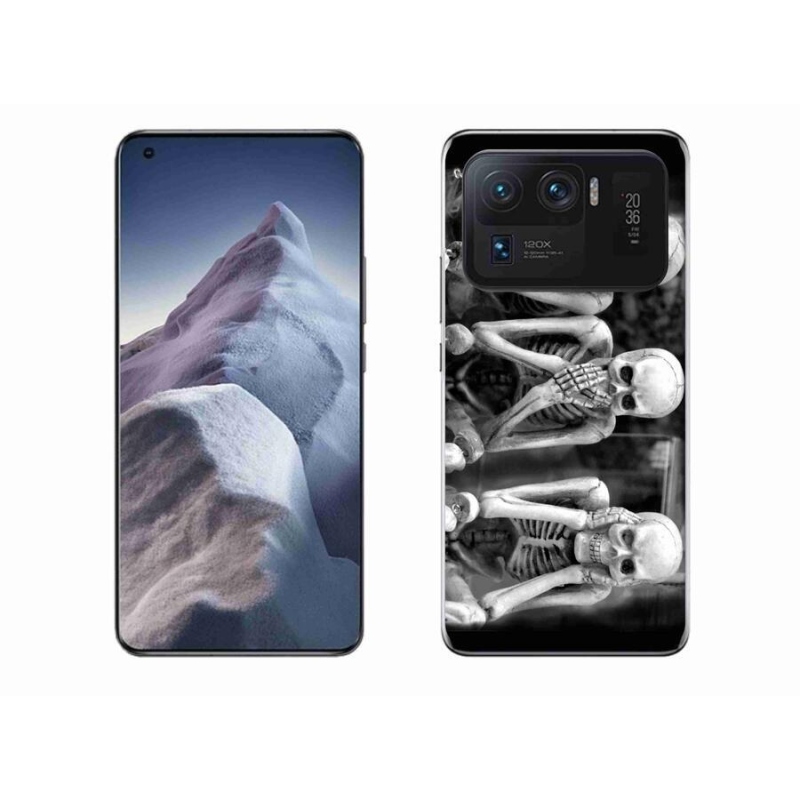 Gél borítás mmCase a Xiaomi Mi 11 Ultra számára - csontvázak