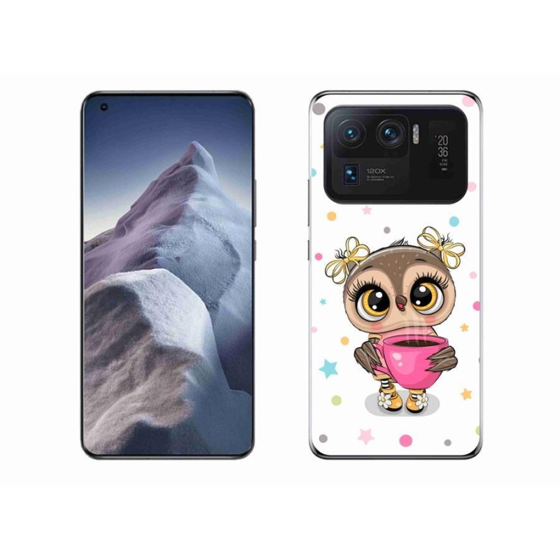 Gél borítás mmCase a Xiaomi Mi 11 Ultra számára - rajzfilm bagoly