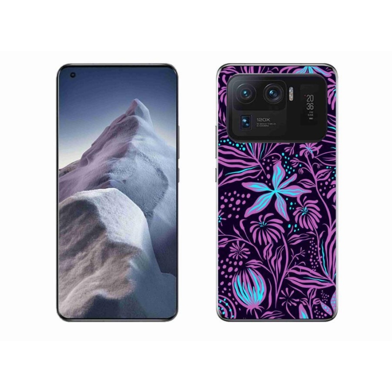 Gél borítás mmCase a Xiaomi Mi 11 Ultra számára - virágok 2