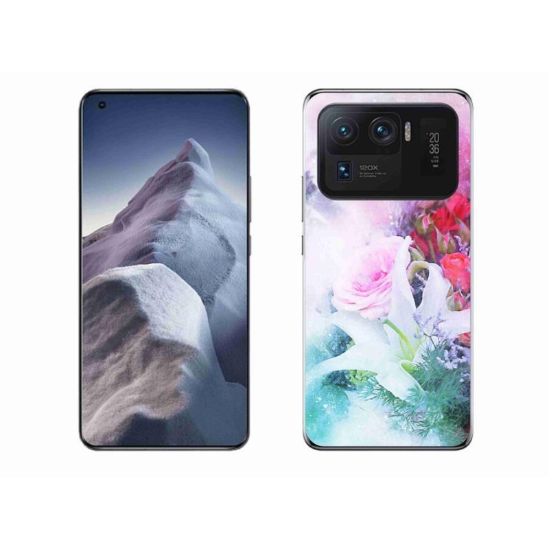 Gél borítás mmCase a Xiaomi Mi 11 Ultra számára - virágok 4