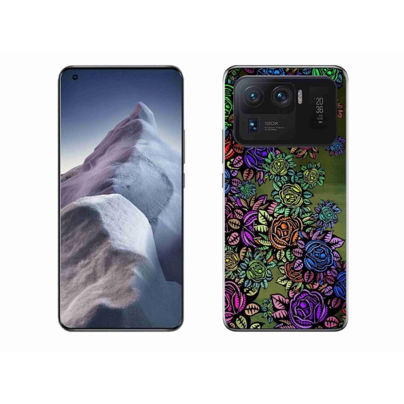 Gél borítás mmCase a Xiaomi Mi 11 Ultra - virágok 6