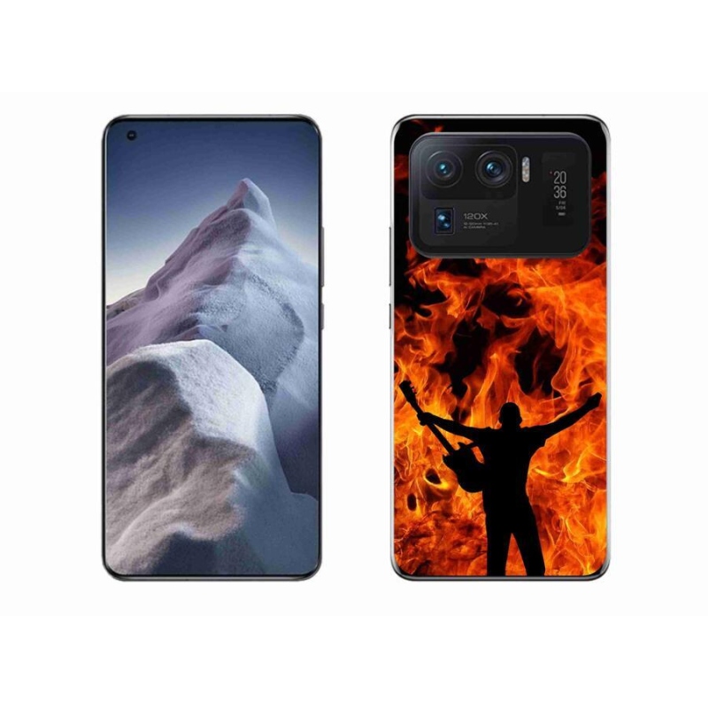 Gél borító mmCase a Xiaomi Mi 11 Ultra számára - zenész és tűz
