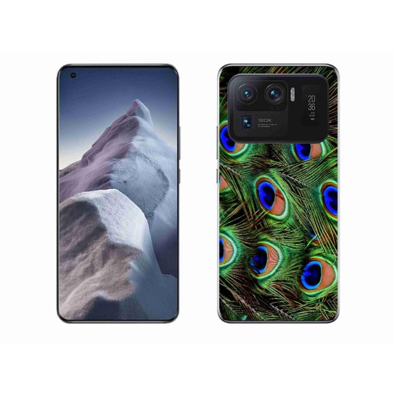 Gél borítás mmCase a Xiaomi Mi 11 Ultra számára - pávatoll