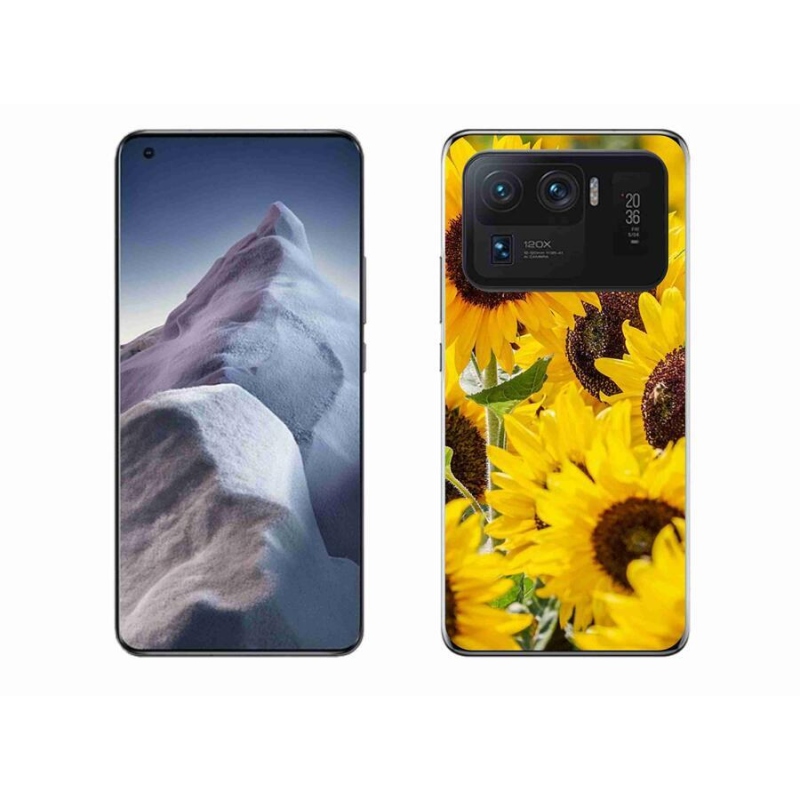 Gél borítás mmCase a Xiaomi Mi 11 Ultra számára - Napraforgó