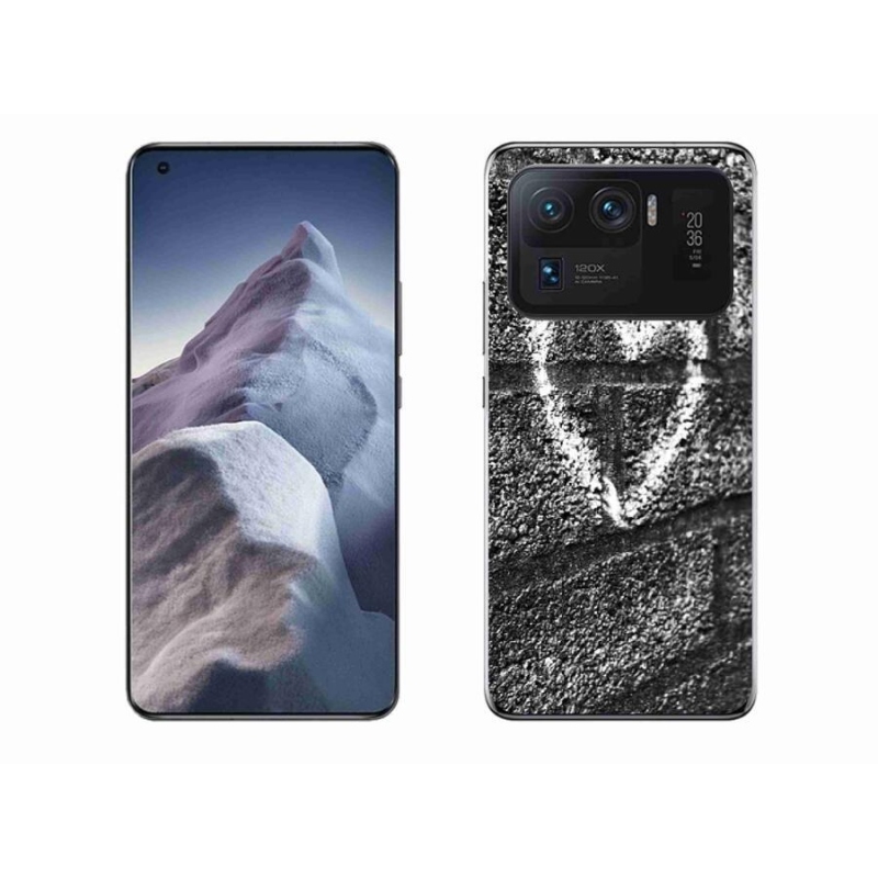 Gél borítás mmCase a Xiaomi Mi 11 Ultra számára - szív a falon