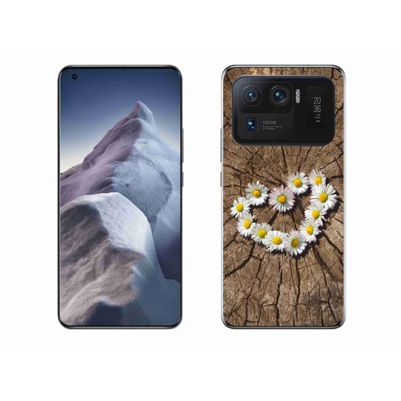 Gél borítás mmCase a Xiaomi Mi 11 Ultra készülékhez - százszorszépek szíve