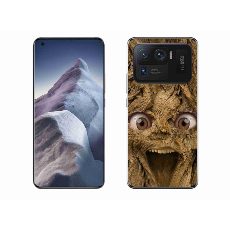 Gél borítás mmCase a Xiaomi Mi 11 Ultra számára - vidám fa szemekkel