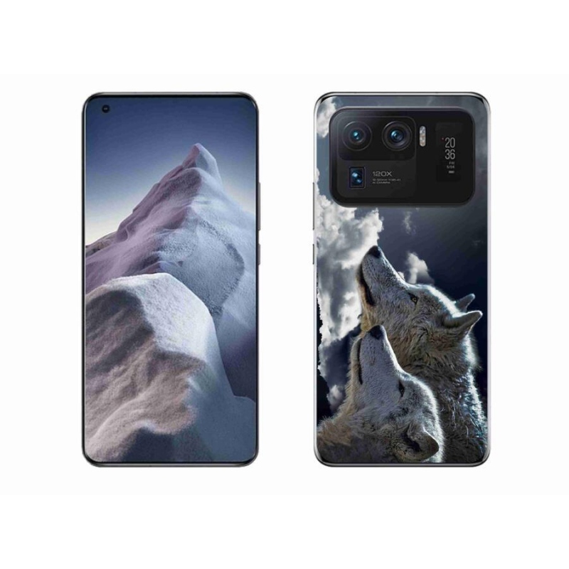 Gél borítás mmCase a Xiaomi Mi 11 Ultra számára - farkasok