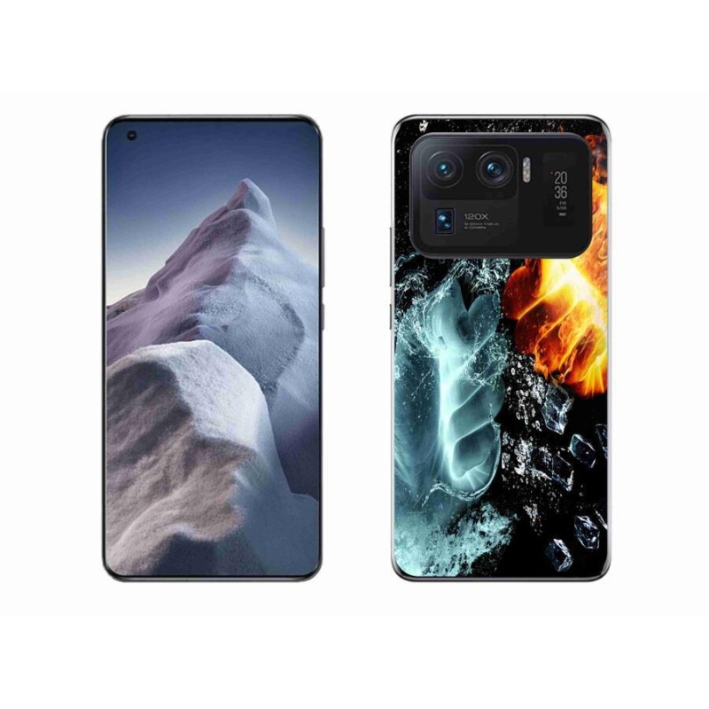 Gél borítás mmCase a Xiaomi Mi 11 Ultra számára - víz és tűz