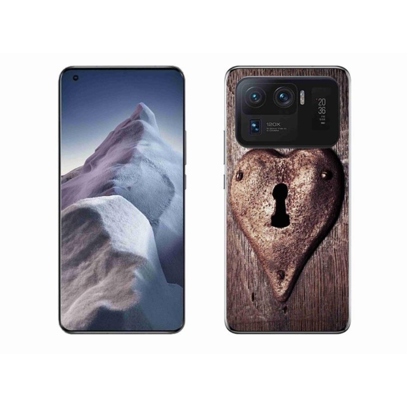 Gél borítás mmCase a Xiaomi Mi 11 Ultra számára - szív alakú zár