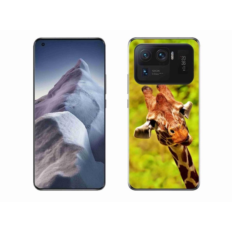 Gél borítás mmCase a Xiaomi Mi 11 Ultra készülékhez - zsiráf