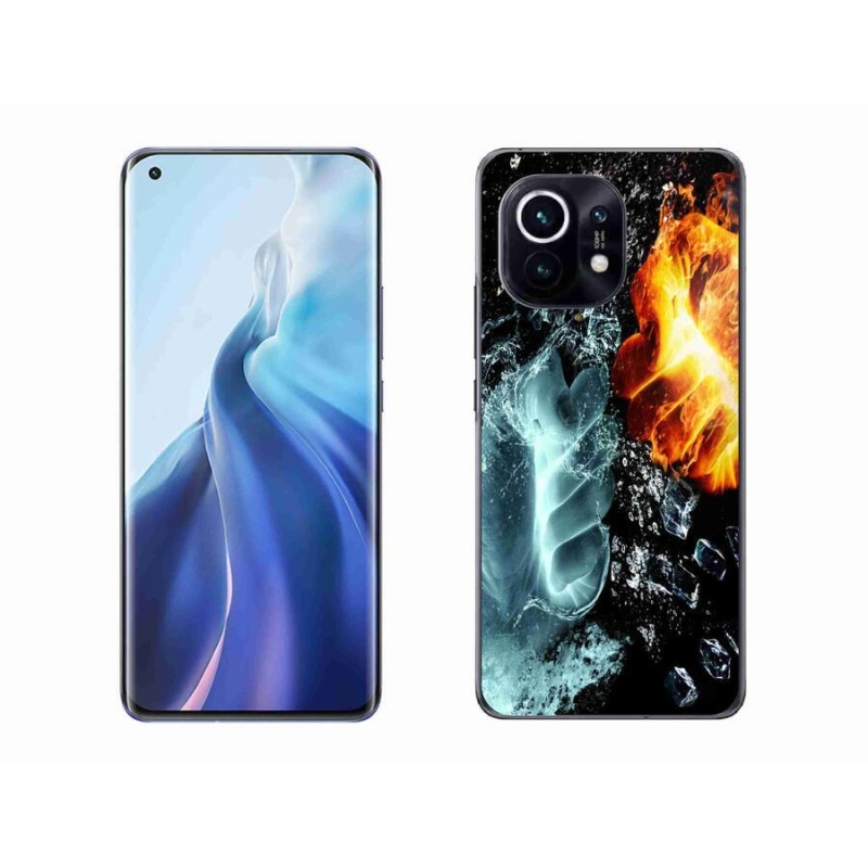 Gél borítás mmCase a Xiaomi Mi 11-hez - víz és tűz