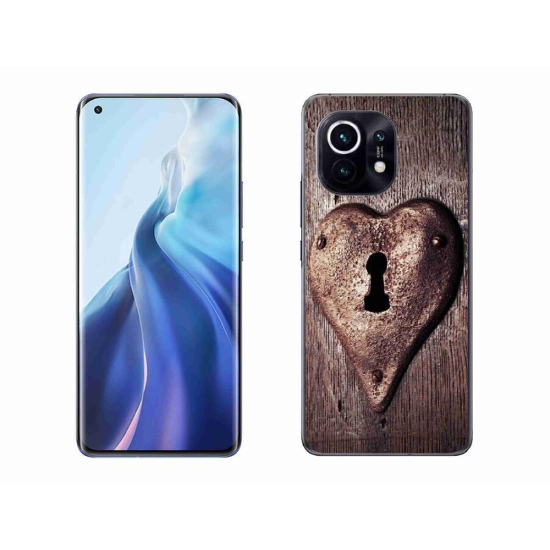 Gél borító mmCase a Xiaomi Mi 11-hez - szív alakú zár