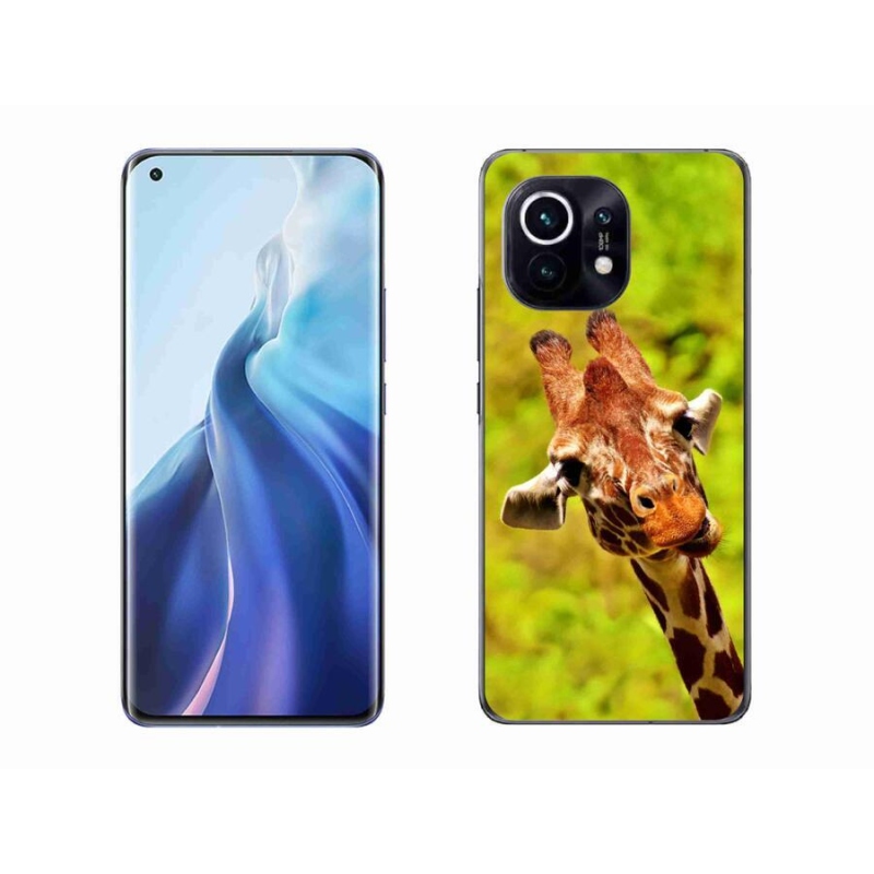 Gél borítás mmCase a Xiaomi Mi 11-hez - zsiráf