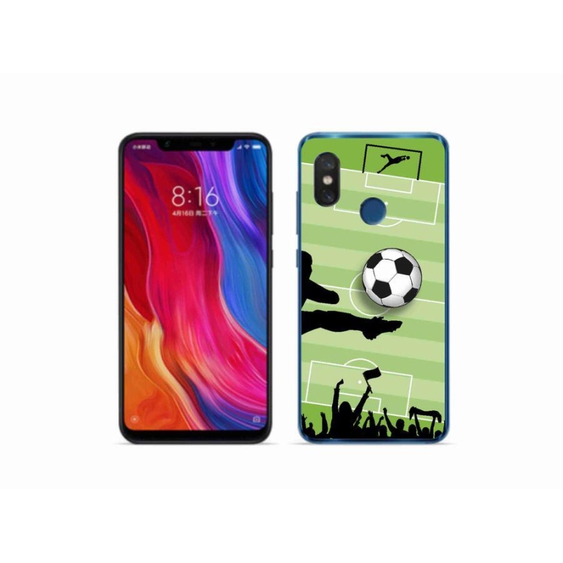 Gél borítás mmCase a Xiaomi Mi 8-hoz - futballpálya 3