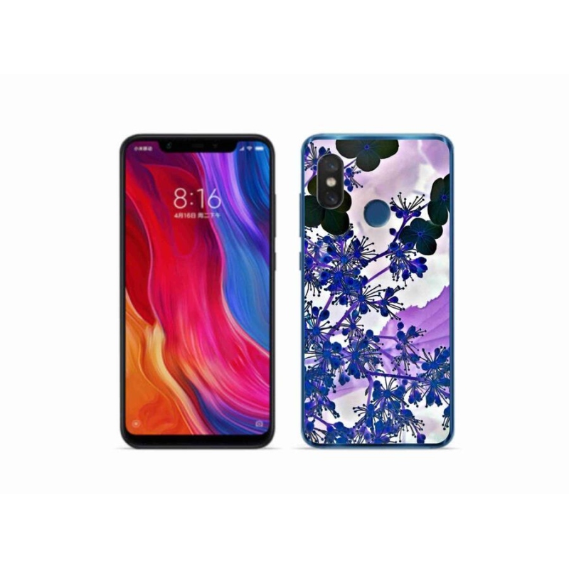 Gél borítás mmCase a Xiaomi Mi 8-hoz - hortenzia virág