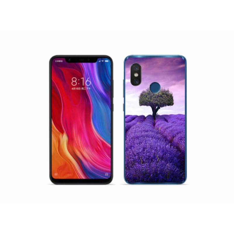 Gél borítás mmCase a Xiaomi Mi 8-hoz - levendula rét