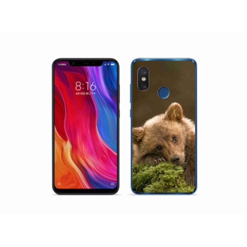 Gél borítás mmCase a Xiaomi Mi 8-hoz - medve