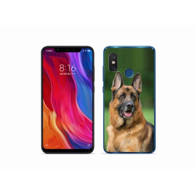 Gél borítás mmCase a Xiaomi Mi 8-hoz - Német juhászkutya