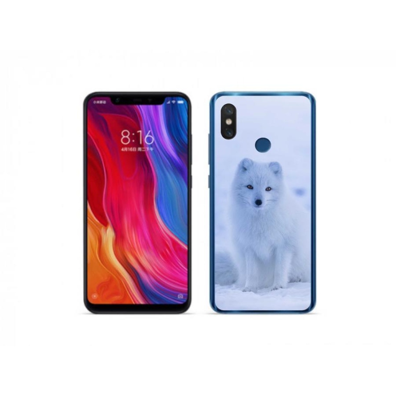 Gél borítás mmCase a Xiaomi Mi 8-hoz - polár róka