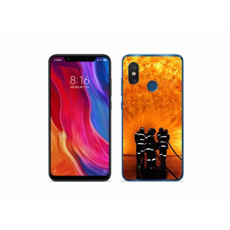Gél borítás mmCase a Xiaomi Mi 8-hoz - tűz