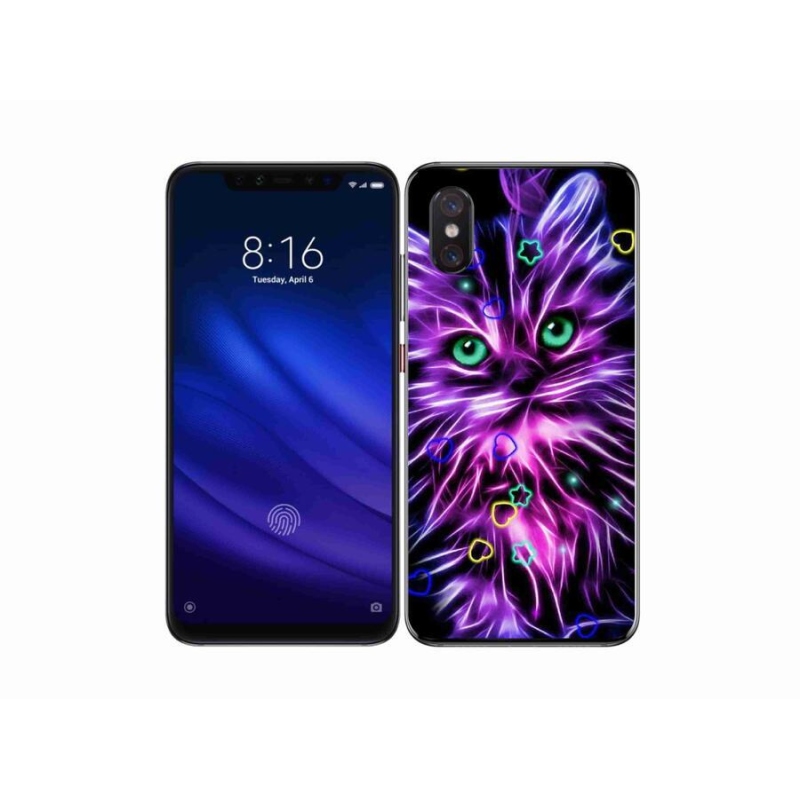 Gél borítás mmCase a Xiaomi Mi 8 Pro készülékhez - absztrakt macska